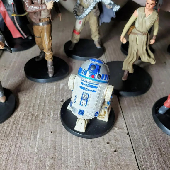 Disney Star Wars Figures Figurines Cake Topper Bundle 11 Pieces EUC - Picture 11 of 16